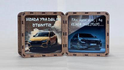 Taupyklė su permatomu stiklu
